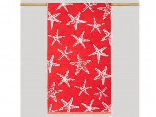 Paplūdimio rankšluostis "Jūros žvaigždės" (75x150 cm)